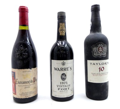 Lot 1355 - Warre's Vintage Port 1975, one bottle, and...