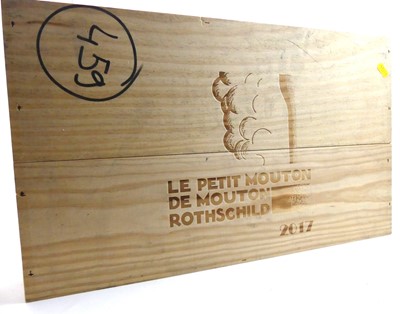 Lot 1141 - Le Petit Mouton de Mouton Rothschild 2017,...