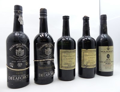 Lot 1350 - Constantinos Vintage Port 1966, two bottles...