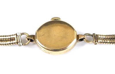 Lot 2962 - A lady's vintage Tudor Royal 9ct gold cased...