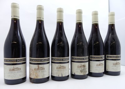 Lot 1087 - Domaine Martin 2015, Cotes du Rhone, six bottles