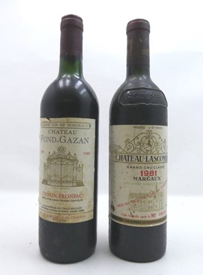 Lot 1024 - Chateau Lascombes 1981, Margaux Grand Cru...