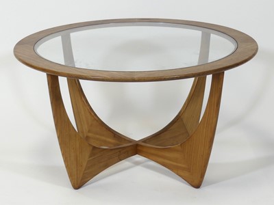 Lot 453 - A 1960s G-Plan teak 'Astro' circular coffee...