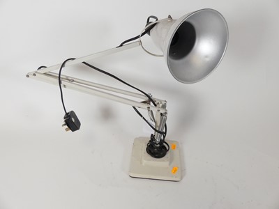 Lot 33 - A white painted anglepoise lamp, model 1227,...