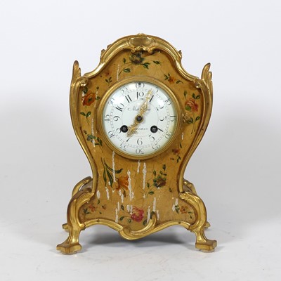 Lot 63 - An early 20th century French mantel clock, the...