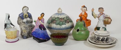 Lot 72 - A collection of mixed ceramics, to include a...