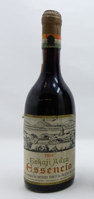 Lot 1180 - Tokaji Aszu Essencia 1964, Hungary, 50cl, one...