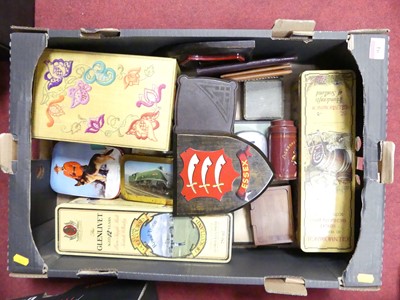 Lot 94 - A collection of various tins and boxes, to...