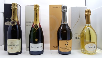 Lot 1199 - Ruinart Blanc de Blanc NV Champagne, one...