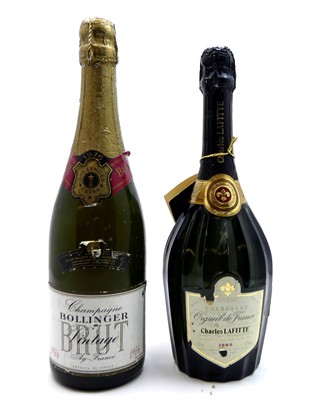 Lot 1198 - Bollinger 1976 Vintage Brut Champagne, one...