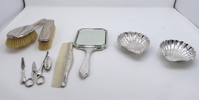 Lot 255 - A George V silver butter dish, of typical...