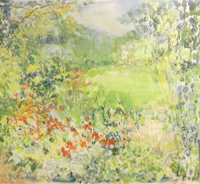 Lot 1017 - Contemporary school landscape scene, oil on...