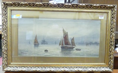 Lot 1027 - H.E. Jamieson - a set of three maritime scenes,...