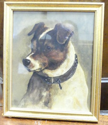 Lot 1048 - 20th century school study of a Jack Russell,...