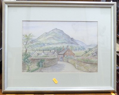 Lot 1052 - Albert Adloff - View behind Grasmere, and Lake...