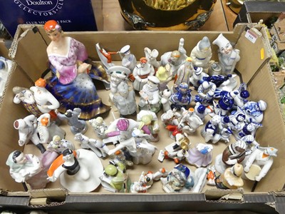 Lot 161 - A collection of Soviet porcelain figures, to...