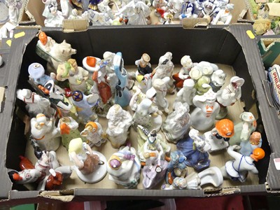 Lot 162 - A collection of Soviet porcelain figures, to...