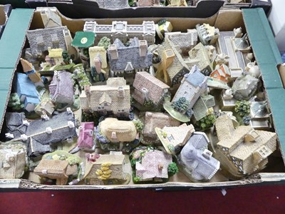 Lot 166 - A collection of resin model cottages, to...