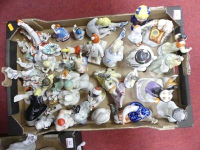 Lot 189 - A collection of Soviet porcelain figures to...