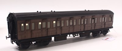 Lot 187 - Finescale 0 gauge D&S Danny Pinnock kit built...