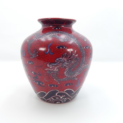 Lot 205 - A Chinese porcelain vase of shouldered form,...