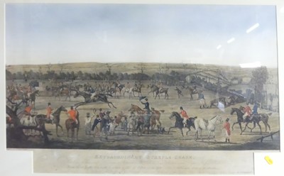 Lot 1088 - Race for the Gold Cup at Ascot, 1852, colour...