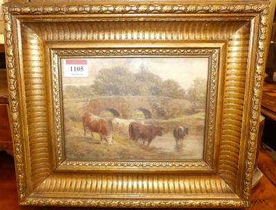 Lot 1105 - Late 19th century English school - Cattle...