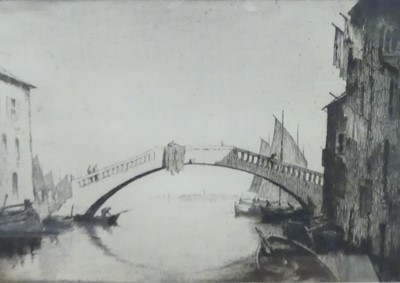 Lot 1110 - Martin Hardie (1875-1952) - The Bridge at...