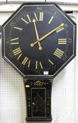 Lot 1130 - A reproduction Act of Parliament clock, in...