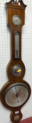 Lot 1154 - An early Victorian rosewood cased five-dial...