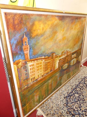 Lot 1185 - Sedgwick Green - Ponte Vecchio, oil on canvas,...