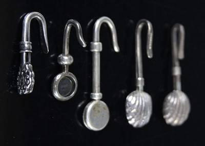 Lot 370 - Assorted novelty silver napkin holders, to...