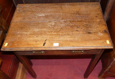 Lot 1207 - An early 19th century provincial oak small...