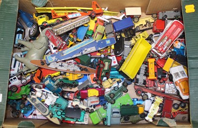 Lot 1544 - A quantity of loose and playworn diecast to...