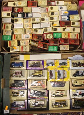 Lot 1545 - Two trays of mostly Lledo and Matchbox boxed...