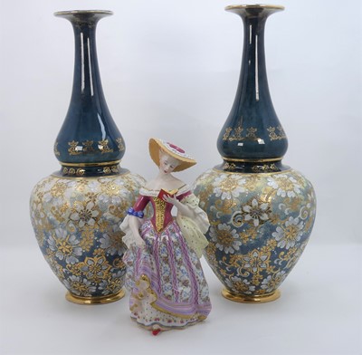 Lot 49 - A pair of large Royal Doulton slaters patent...