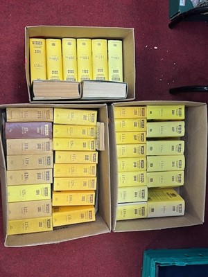 Lot 658 - Three boxes of Wisden's Cricket almanacs,...