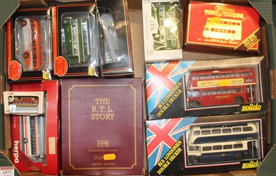 Lot 1577 - 2x trays loose & boxed public transport...