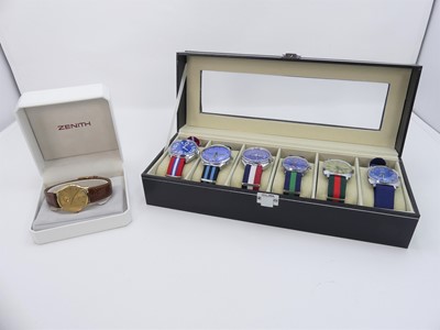 Lot 526 - A quantity of genteleman's wristwatches to...