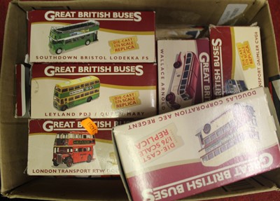 Lot 1653 - A small box of Great British Buses modern...