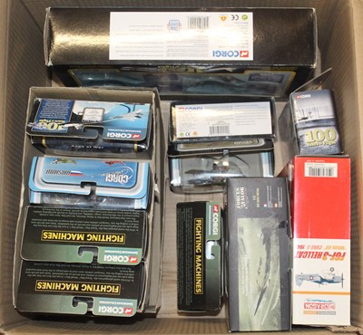 Lot 1619 - 2x boxes of modern issue diecast to inc. Corgi...