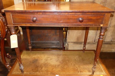 Lot 1362 - A Victorian mahogany single drawer side table,...