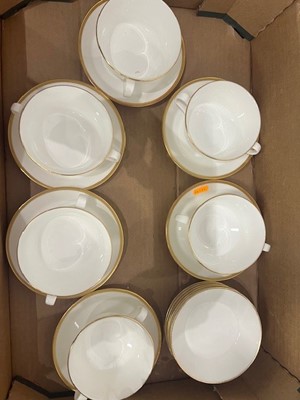 Lot 693 - A tray of Minton Horizon bone china soup bowls...