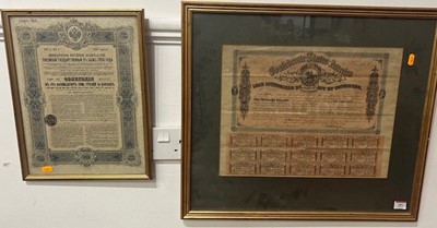 Lot 681 - Confederate States America bond certificate...