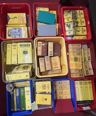 Lot 714 - A very large collection of Wisden Cricketing...