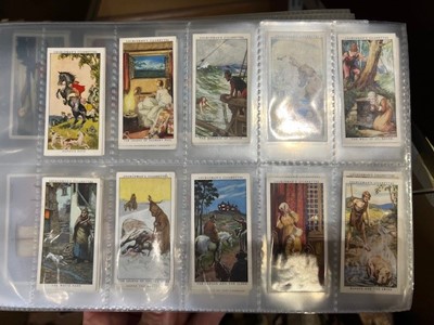 Lot 614 - A collection of cigarette cards to include...