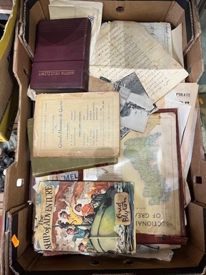 Lot 624 - A collection of ephemera to include early...