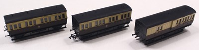 Lot 645 - Three Ratio plastic kit built 4 wheeled GWR...