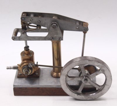 Lot 19 - Scratch-built stationary mill beam engine,...