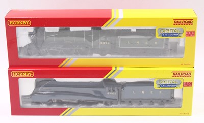 Lot 528 - Two Hornby 00 gauge DCC fitted Railroad locos,...